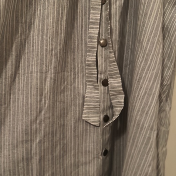 Stripped Overall Skirt - Picture 4 of 10